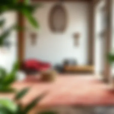 Color palette options for a 6 square meter rug