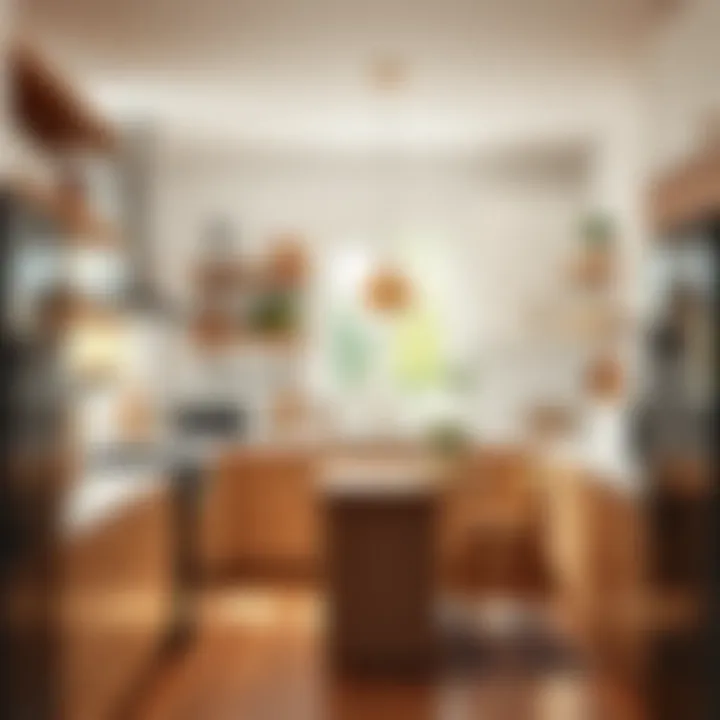 Functional kitchen layout with smart storage solutions