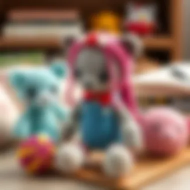 An array of amigurumi designs demonstrating creativity