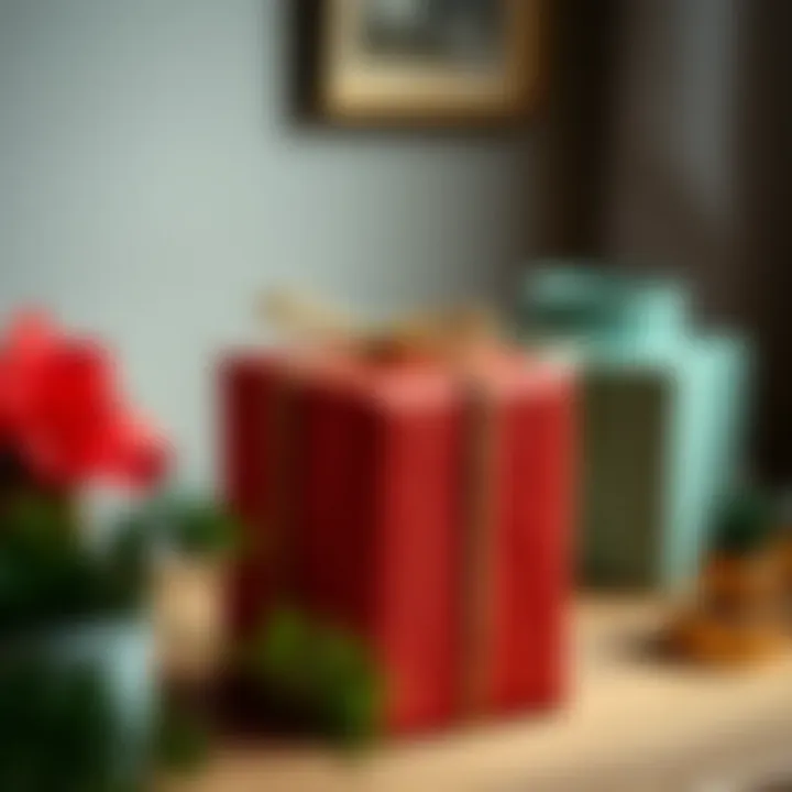 Finished handmade gift showcasing creativity and personal effort