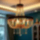 Stylish chandelier suspension bracket showcasing elegance