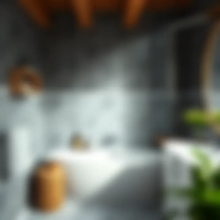 Fresh bathroom with natural scents