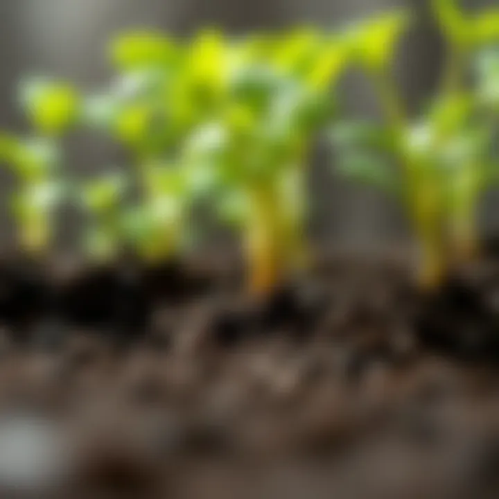 Ideal soil conditions for healthy root development