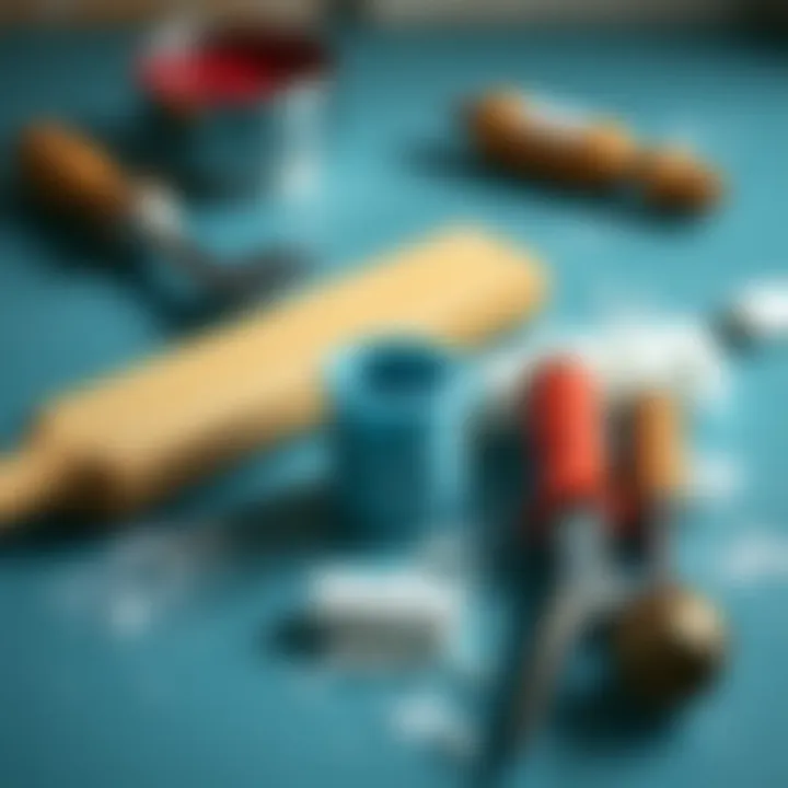 Essential tools and materials for cleaning paint stains