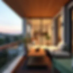 Elegant and modern full glass balcony design enhancing outdoor aesthetics