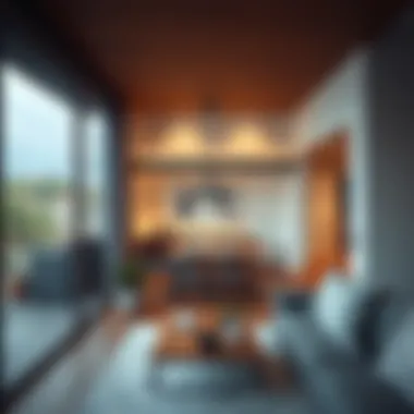 Stylish integration of full glass balcony in contemporary home decor