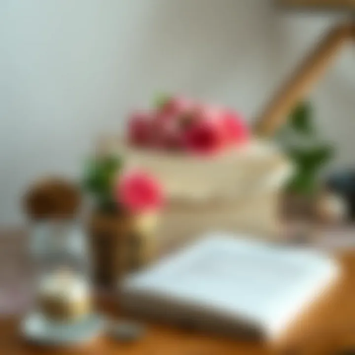 Inspiration board for creative trousseau writing