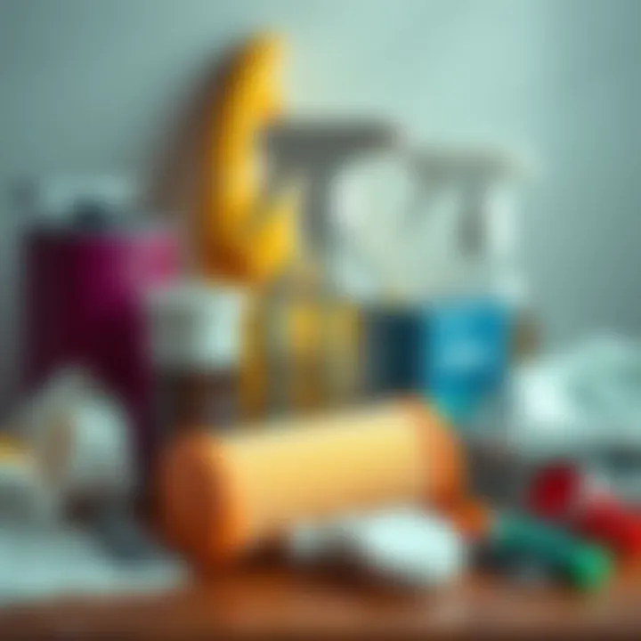 Necessary cleaning supplies for aspirator filters