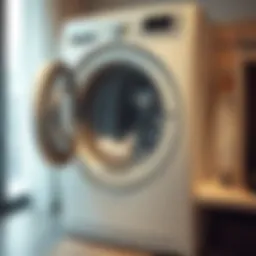 Modern clothes dryer showcasing sleek design and efficiency