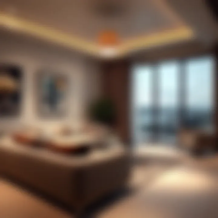 Contemporary interior showcasing the balance of aesthetics and function