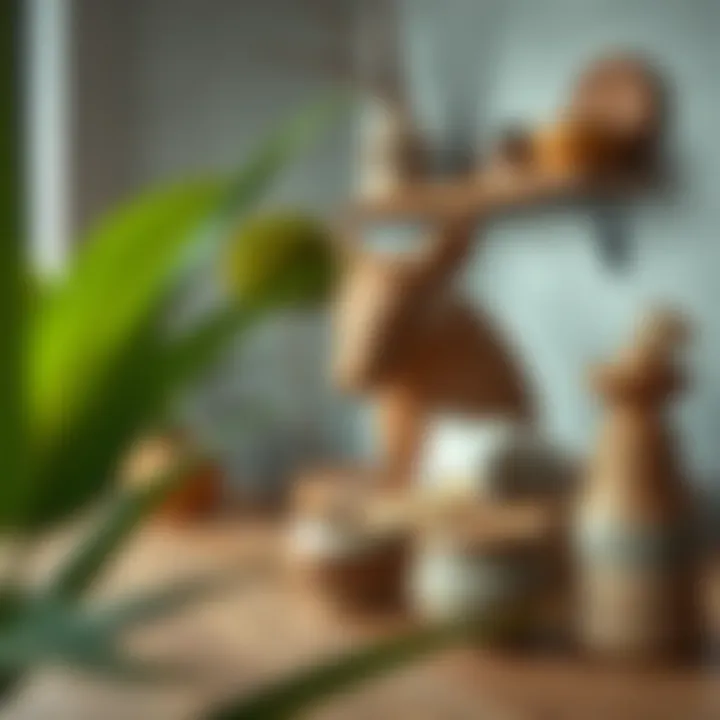 Creative application of wood-look ceramics in home decor