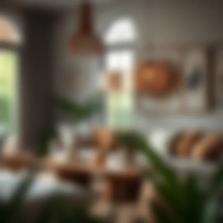 Creative home decor using natural materials