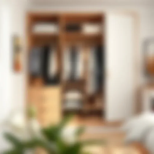 Creative storage solutions for organizing wardrobes