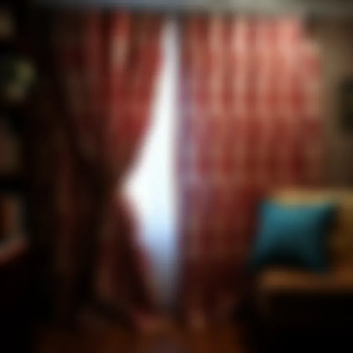 Stylish curtain tying techniques displayed