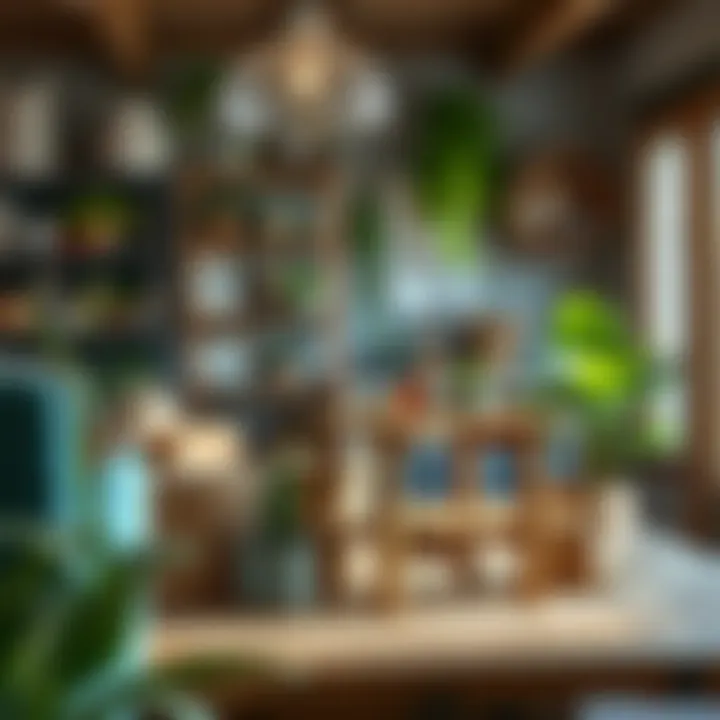 DIY project showcasing repurposed materials