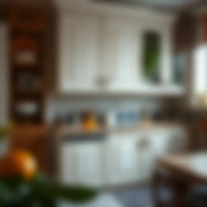 Innovative Painting Techniques Creative techniques for painting cabinet doors with stencils and patterns.