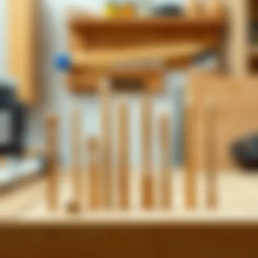 Illustration of various dowel types available in the market