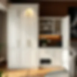 Elegant multifunctional cabinet enhancing home decor