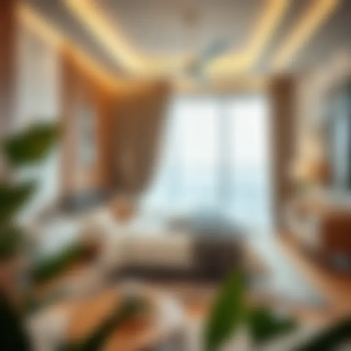 A harmonious bedroom layout showcasing energy flow