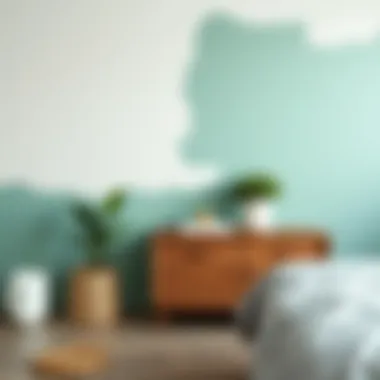 Unique paint techniques for a stylish accent wall