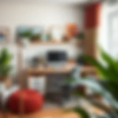 Stylish DIY home office setup