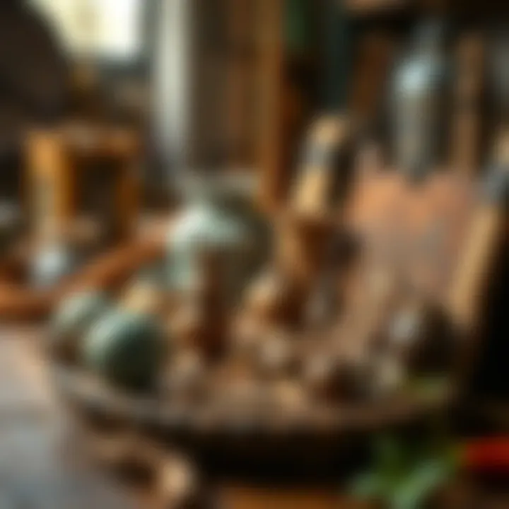 A collection of handmade crafts demonstrating skill and artistry