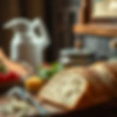 Selection of high-quality ingredients for bread making