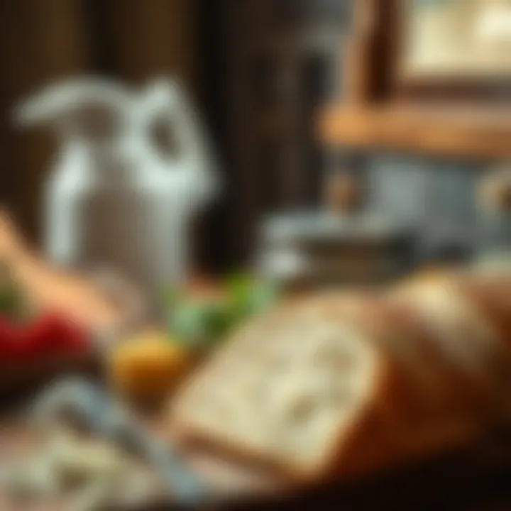 Selection of high-quality ingredients for bread making