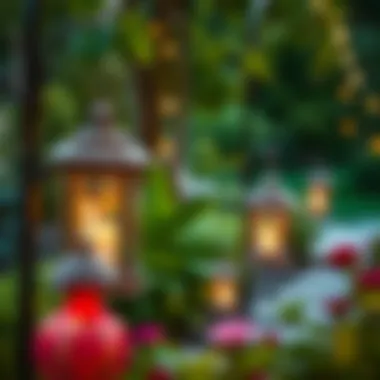 DIY garden lighting ideas with lanterns