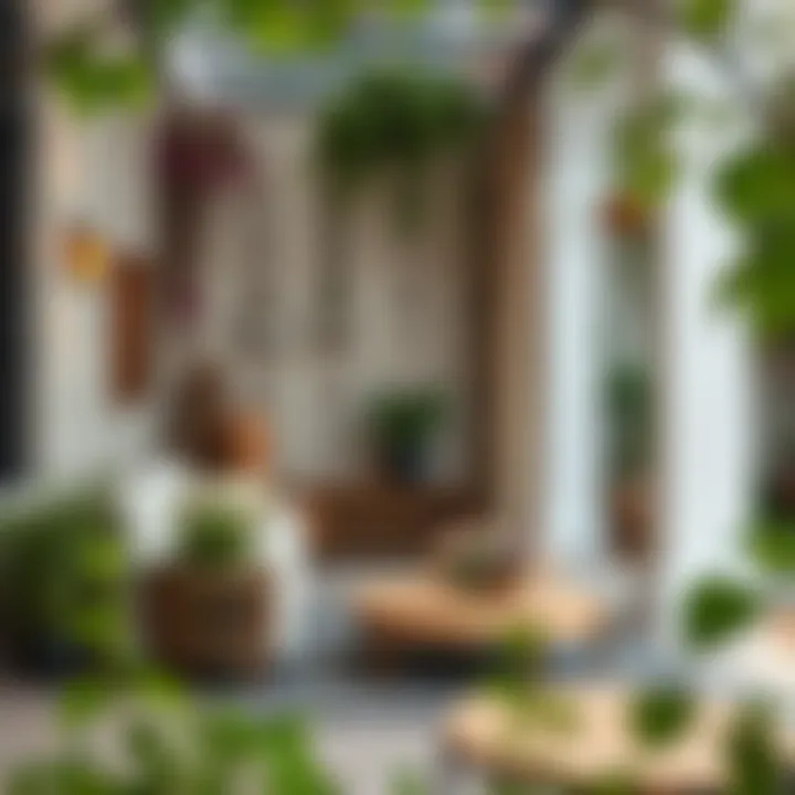 Elegant garden wallpaper enhancing outdoor spaces