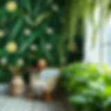 Lush garden wallpaper bringing outdoor beauty indoors