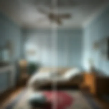 Before and after of a painted room