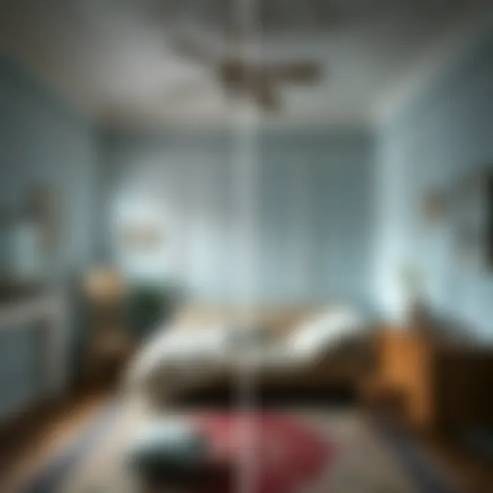 Before and after of a painted room