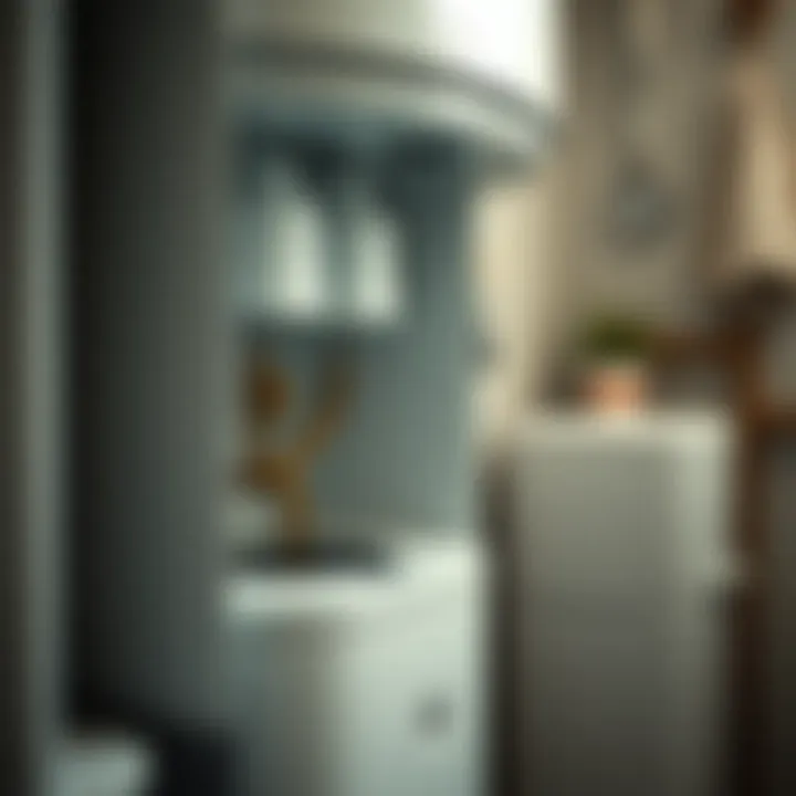 A well-maintained boiler showcasing cleanliness