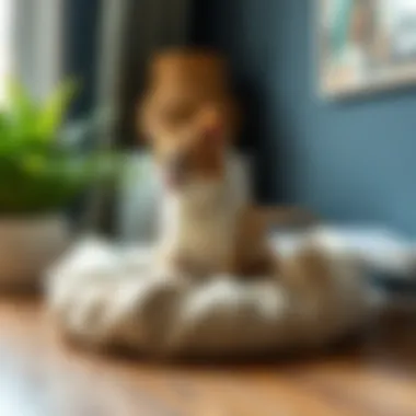 Cozy cat bed for comfort