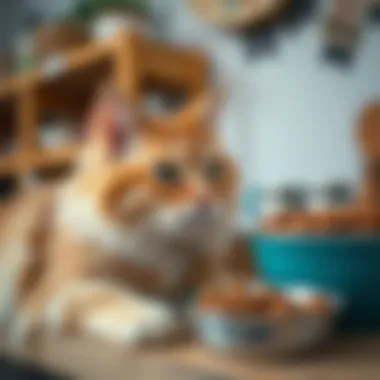 High-quality cat food selection