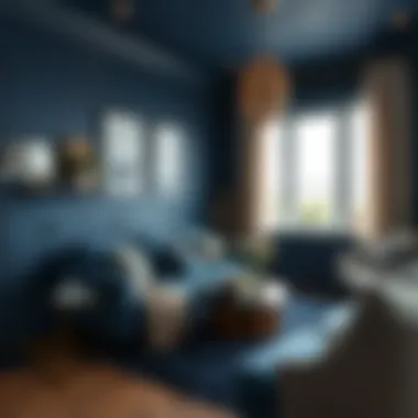 Psychological effects of dark blue in interior design