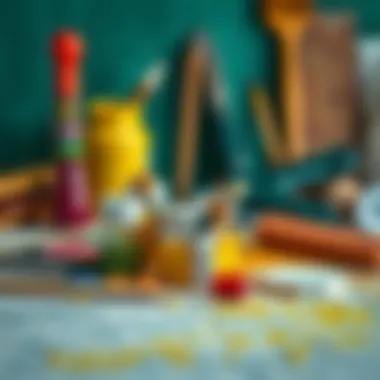 Color mixing tools and supplies