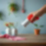 Creative macrame spray applications