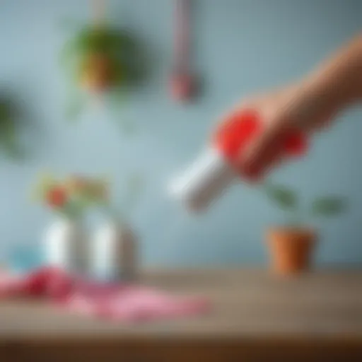 Creative macrame spray applications