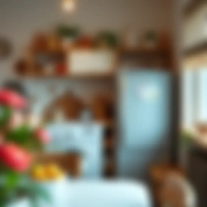 Cozy kitchen corner with personalized decor