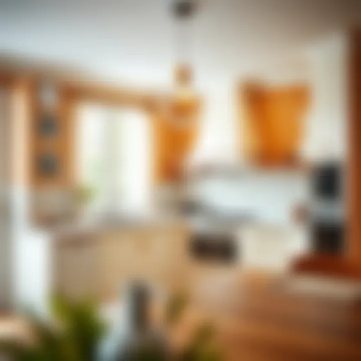 Elegant kitchen with a warm color palette