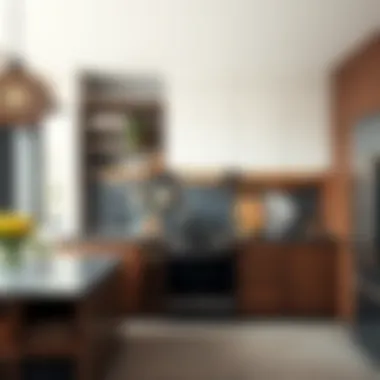 Stylish kitchen materials highlighting contemporary styles