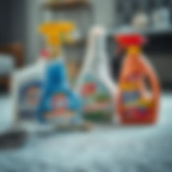 Natural versus chemical carpet detergents