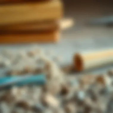 Impact of Building Materials on Dust Close-up of construction materials contributing to dust