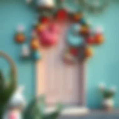 Inspiration for unique newborn door designs