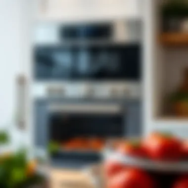 User-friendly controls of a built-in oven for efficient cooking