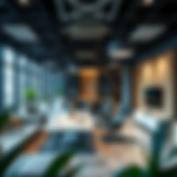 Contemporary Corporate Office Corporate office featuring contemporary designs and efficient layouts