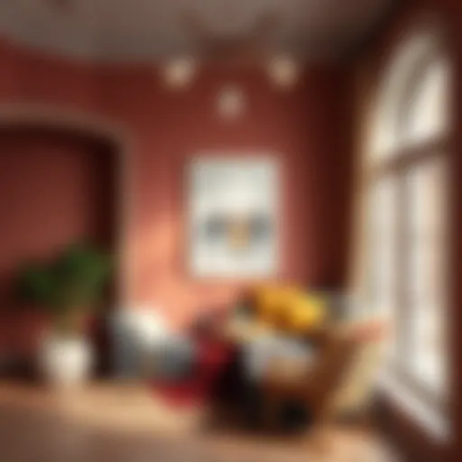 Aesthetic open wall paint color palette