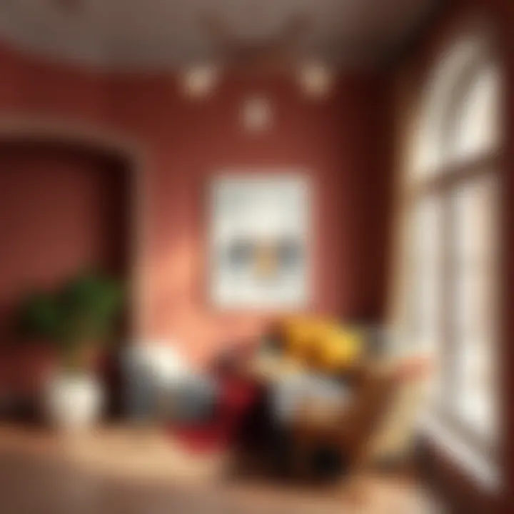 Aesthetic open wall paint color palette